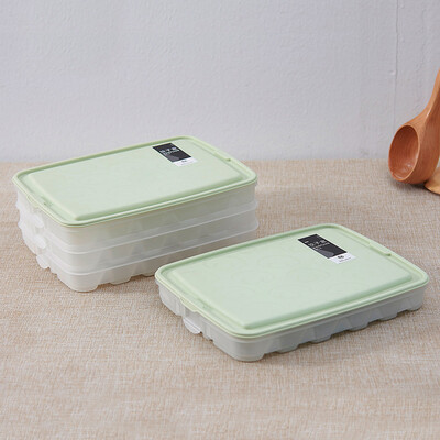 

Jingdong supermarket thunderbolt kid three layer dumplings box green TB-9870
