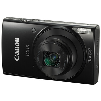

Цифровая камера Canon IXUS 190 (20 миллионов пикселей 10-кратный оптический zoom 24-миллиметровая ультра широкоугольная поддержка Wi-Fi и NFC) черный
