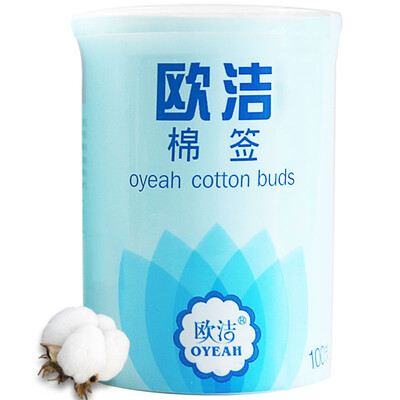 

Oye (oyeah) sterilized cotton swab 100 disposable clean shaft swabs