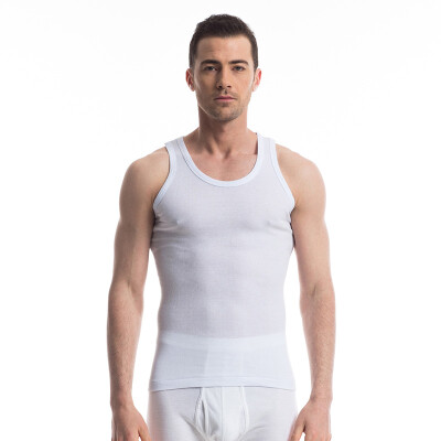 

Three guns THREEGUN vest three gun vest Shu skin cotton wings stretch male vest special white 2XL