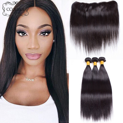 

CCollege Hair Products 8A Индийские волосы для волос Virgin Straight Lace Frontal со связями для ушей в ухо 1348 Lace Frontal Бесплатная доставка