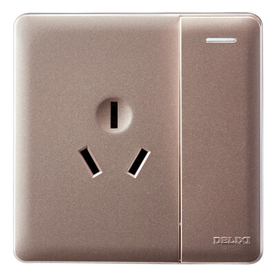 

Delixi (DELIXI) switch socket panel 16 air conditioning socket with dual control switch large plate Zijin series