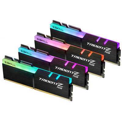 

Zhiqi (G.Skill) Волшебный свет Citrifolia частоты DDR4 3200 серии 32G (8Gx4) Настольный набор памяти RGB полосы света (F4-3200C16Q-32GTZR)