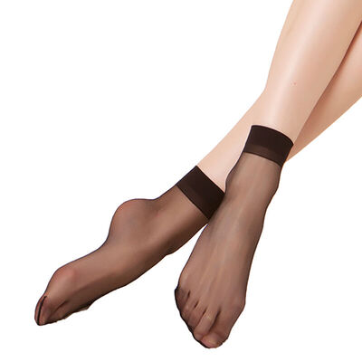 

Jingdong supermarket Mona stockings female thin section 20 pairs fitted with crystal silk short stockings toe transparent 20 pairs of skin color 295