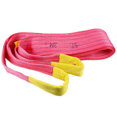 

Persian BOSI BS528503 color hoisting belt pulling belt with lifting sling trailer rope ring eye type double buckle harness traction tied with 5 tons 3 meters