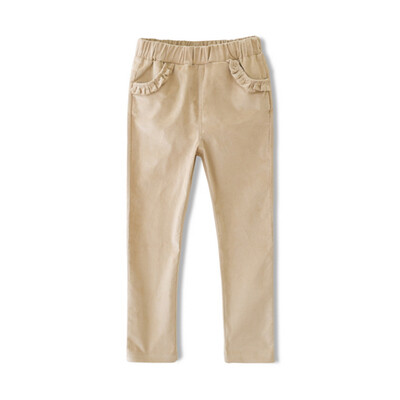 

Florian Flordeer French children's clothing corduroy casual pants solid color pants F61051 beige 100