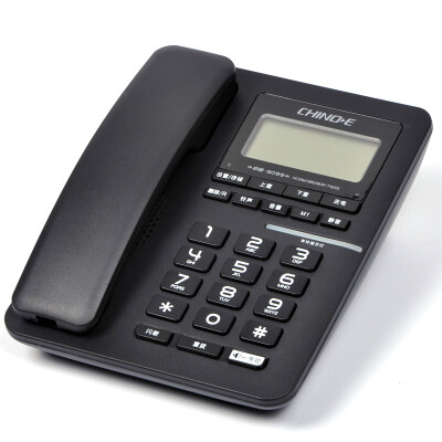 

CHINO-E) G099 one-touch dial / mute / volume adjustable can be turned off / caller / business office landline telephone / home fixed telephone white