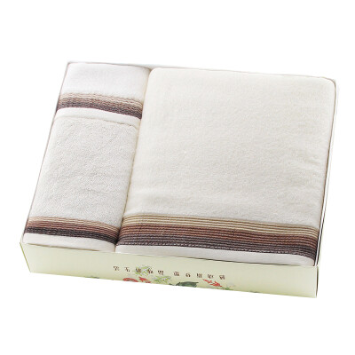 

Jinhe home towel home textile folding towel gift box three sets (towel 1 towel 1 bath towel 1) gift box blue JH11-03WFB