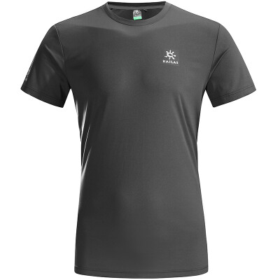 

Kailas (Kailas) круглая шея футболка Slim с короткими рукавами спортивный пот дышащая стрейч быстросохнущая сплошные цветные модели KG710429 мужские модели темно-серого XXL