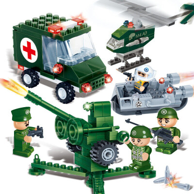 

BanBao Soldier Series Intelligent Building Blocks Army Series