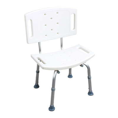 

Foshan Oriental AUFU aluminum bath chair FS798L elderly pregnant women with disabilities bathroom adjustable anti-skid chair bath stool