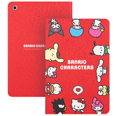 

Excellent Hello Kitty Series iPad mini1 / 2/3 Case / Cartoon Case Intelligent Sleep Sleeve Happy Surround Red