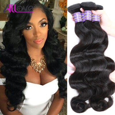 

Malaysian Virgin Hair Body Wave 3 Bundles Natural Color Unpprocessed 100% Human Hair Weave Allove Hair Malaysian Body Wave