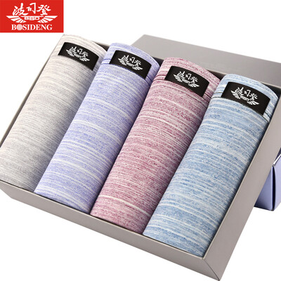 

Jingdong supermarket] Bosideng (BOSIDENG) BJK61051-7 men's underwear cotton angle underwear male 4 mixed color boxed box C combination