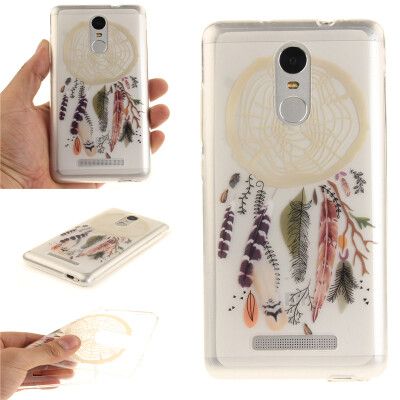 

Colorful Windbell Pattern Soft Thin TPU Rubber Silicone Gel Case Cover for XiaoMi RedMi Note3