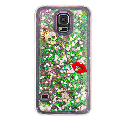 

Dynamic Quicksand Glitter Liquid Soft TPU Case Cover For SAMSUNG S5