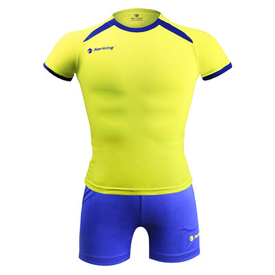 

Norking soccer suit sports suit men and women training clothes NG-005 lemon yellow S code