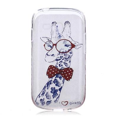 

Giraffe Pattern Soft Thin TPU Rubber Silicone Gel Case Cover for SAMSUNG GALAXY S3 Mini I8190