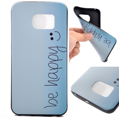 

Happy Pattern Soft Thin TPU Rubber Silicone Gel Case Cover for Samsung Galaxy S6 Edge