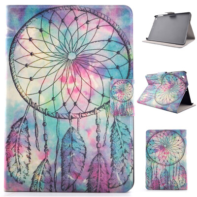 

Розовый Dreamcatcher Стиль Классический флип Обложка с функцией подставки и слот для кредитных карт для iPad Mini 1/2/3