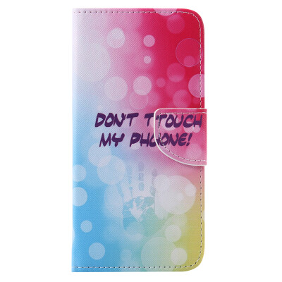 

Fingerprint Design PU Leather Flip Cover Wallet Card Holder Case for HUAWEI HONOR 5X