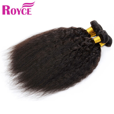 

Peruvian Virgin Hair Coarse Yaki 3 PiecesLot Kinky Straight Hair Human Hair Weaves Italian Yaki Unprocessed Extension Hair