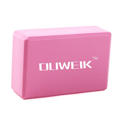 

Deweyer Yoga Bricks High Density EVA Purple Green Yoga Auxiliary Bubble Brick Dance Aids Pink