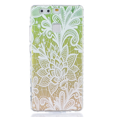 

Rose Pattern Soft Thin TPU Rubber Silicone Gel Case Cover for HUAWEI P9