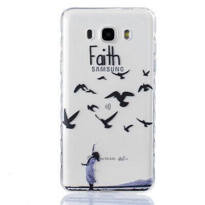 

Woman birdie Pattern Soft Thin TPU Rubber Silicone Gel Case Cover for SAMSUNG Galaxy J7 2016/J710