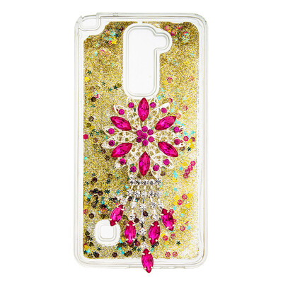 

Dynamic Quicksand Glitter Liquid Soft TPU Case Cover For LG LS775