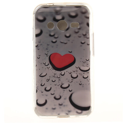 

Heart-shaped water drop Pattern Soft Thin TPU Rubber Silicone Gel Case Cover for SAMSUNG Galaxy Ace 4 G313h