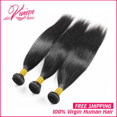 

10A Grade Unprocessed Virgin Malaysian Straight Hair 3pcs lot Human Hair Cheap Malaysian Virgin Hair Straight Hair Weave Bundles