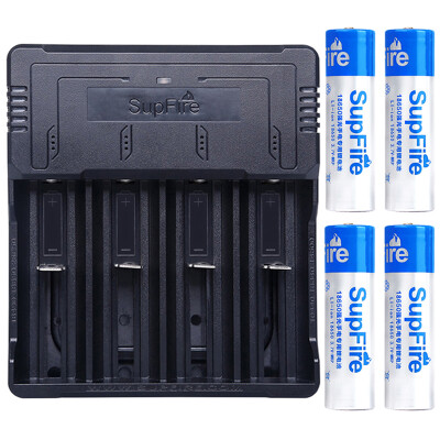 

Shenfeng (supfire) intelligent four-slot charger + four 18650 plus board purple battery flashlight dedicated battery charger for multi-standard rechargeable battery C4-ZB4
