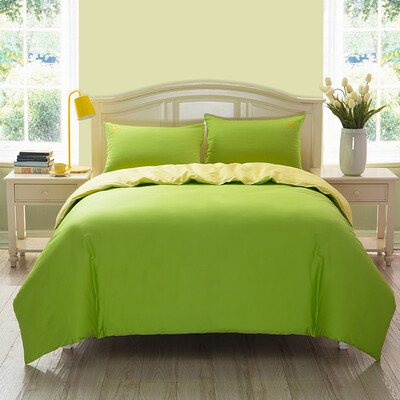 

Meng Jie Home Textiles MENDALE Bedding Set Pure Cotton Print Pure Color Four Sheets Bed Sheets Fresh Fruit Time 18 m Bed 248 248cm