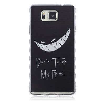 

Bad laugh Pattern Soft Thin TPU Rubber Silicone Gel Case Cover for SAMSUNG GALAXY Alpha G850