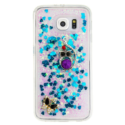 

Dynamic Quicksand Glitter Liquid Soft TPU Case Cover For SAMSUNG S6