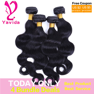 

Best salling Indian Virgin Hair 4 Bundles Indian Body Wave hair bundles 7A Unprocessed Virgin Human Hair Extension
