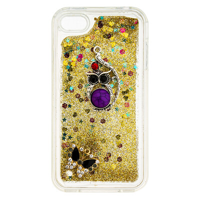 

Dynamic Quicksand Glitter Liquid Soft TPU Case Cover For IPHONE 4S