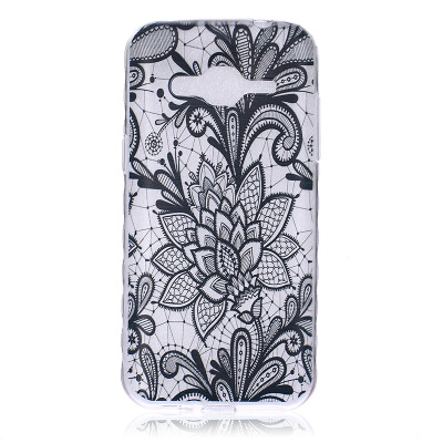 

Black Rose Pattern Soft Thin TPU Rubber Silicone Gel Case Cover for SAMSUNG GALAXY J2