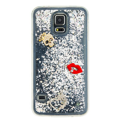 

Динамический Quicksand Блеск наливные Мягкая ТПУ чехол для SAMSUNG S5