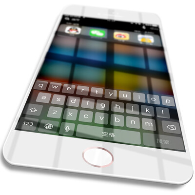 

ESK iPhone6 ​​/ 6S закаленная пленка Apple 6 / 6S стеклянная пленка полноэкранный высокоразрешающий взрывозащищенный мобильный телефон защитная пленка JM131-white