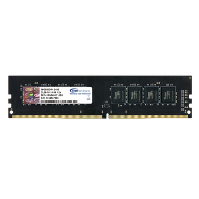 

Team Elite Series DDR4 2400 8GB Desktop Memory