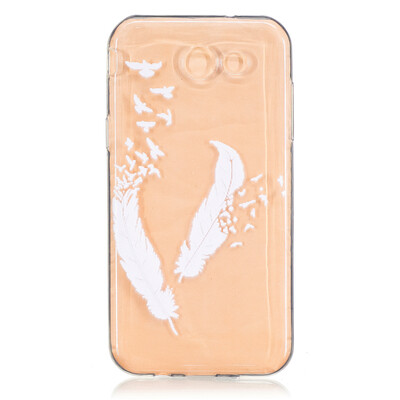 

Feather Dress girl Pattern Soft Thin TPU Rubber Silicone Gel Case Cover for SAMSUNG Galaxy J3 Prime