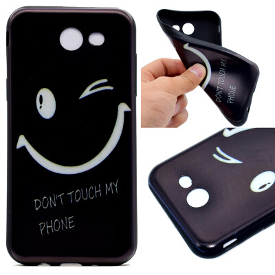 

Smiling face Pattern Soft Thin TPU Rubber Silicone Gel Case Cover for Samsung Galaxy A5 2017A520