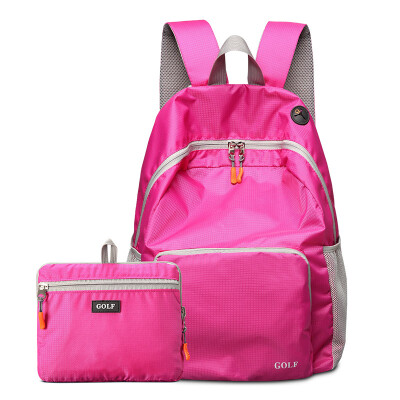 

Golf GOLF ladies shoulder bag multi-function folding backpack large-capacity computer bag light bag D5BV82732J rose red