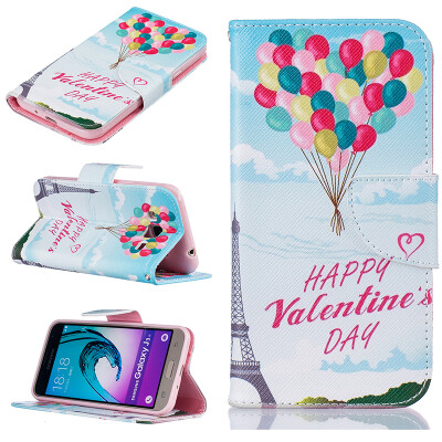 

Balloon Design PU Leather Flip Cover Wallet Card Holder Case for SAMSUNG GALAXY J3/J3 2016 J320