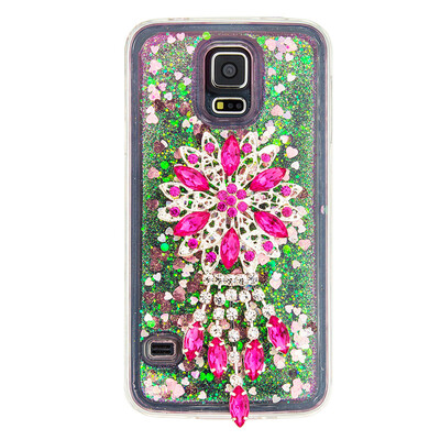 

Dynamic Quicksand Glitter Liquid Soft TPU Case Cover For SAMSUNG S5