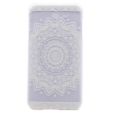 

White Flower Pattern Soft Thin TPU Rubber Silicone Gel Case Cover for SAMSUNG GALAXY J3 2017J327P