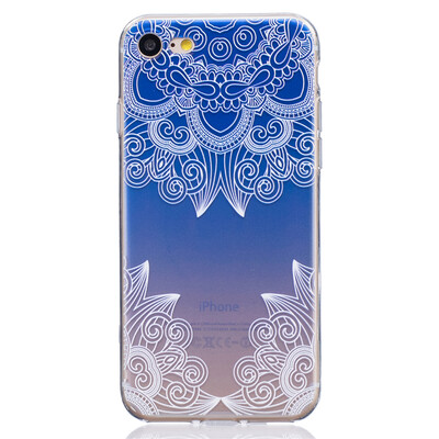 

Purple Butterfly Pattern Soft Thin TPU Rubber Silicone Gel Case Cover for IPHON 7