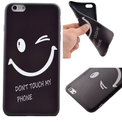 

Smiling face Pattern Soft Thin TPU Rubber Silicone Gel Case Cover for IPHONE 6/6S
